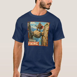 T-shirt Randonnée Viking Kjeragbolten - Retro Voyage Norvè