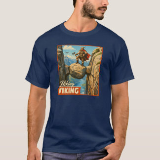 T-shirt Randonnée Viking Kjeragbolten - Retro Voyage Norvè