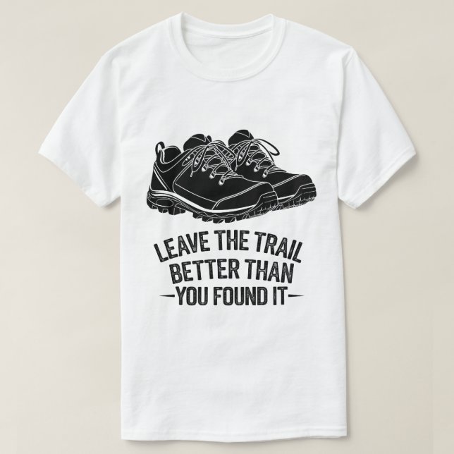 T-shirt Randonnées extérieures Bottes Nature Conservation  (Design devant)