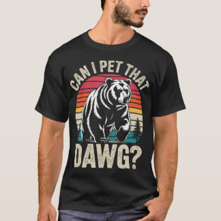 T-shirt Randonneur amateur d'animaux puis-je caresser ce c