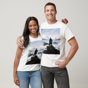T-shirt Randonneur au-dessus d'une mer de nuages, Caspar D