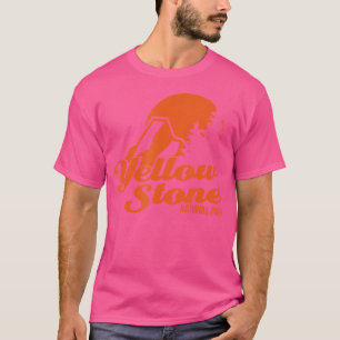T-shirt Randonneur de Randonnée extérieur Yellowstone Nati