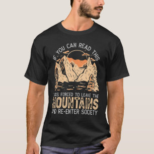 T-shirt Randonneur Extérieur Campeur Randonnée Nature Mont