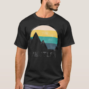 T-shirt Randonneur Vintage Retro Whistler Canada