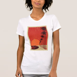 T-shirt Rangée de palmier
