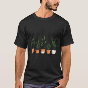 T-shirt Rangée de plantes