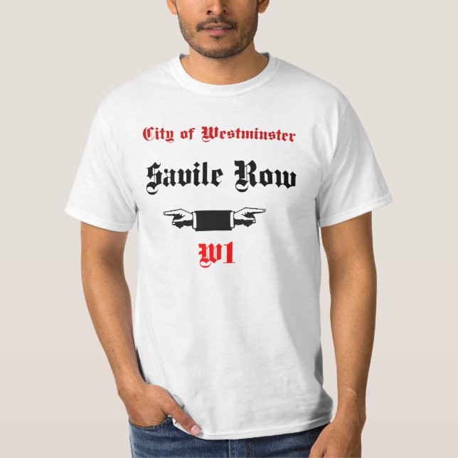 T-shirt Rangée de Savile (Devant)