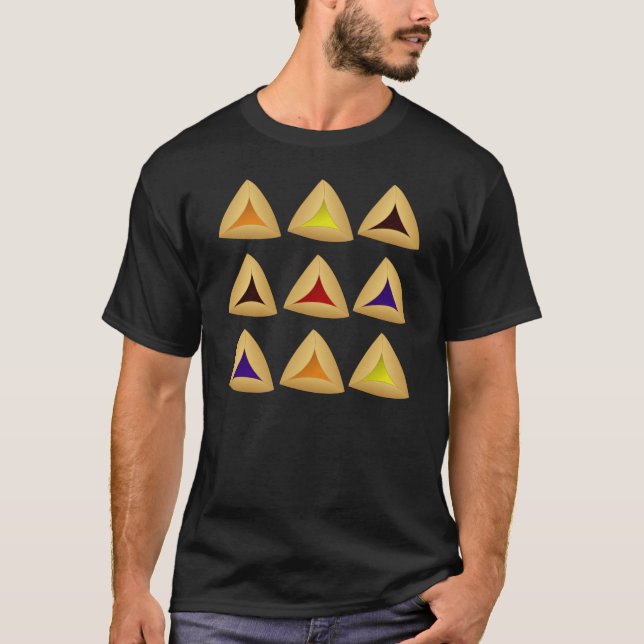 T-shirt Rangées de Hamentashen (Devant)