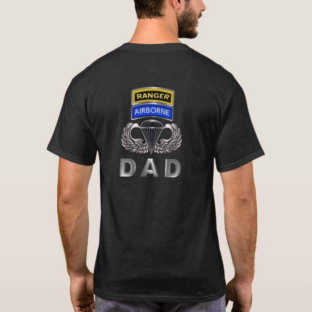 T-shirt Ranger Airborne Papa (Dos)