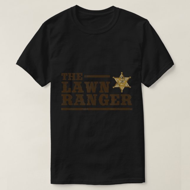 T-shirt Ranger de la pelouse tondeuse Fête des pères Garde (Design devant)