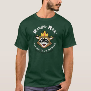 T-shirt Ranger Ricks Nature Club Vintage Badge Membre drôl