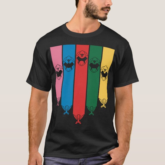 T-SHIRT RANGERS DE PUISSANCE (Devant)