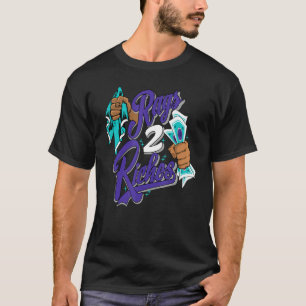 T-shirt Rangs 2 Richesses Graphe noir 1s Correspondant