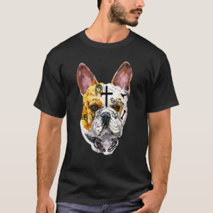 T-shirt Rap Musique Tatouage J'adore mon Tête Français Bul