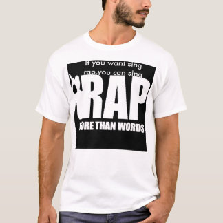 T-shirt RAP - Plus que des mots