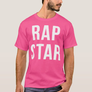 T-shirt Rap Star Novelty Cadeau Drôle 90S Gangsta Rap Hip 