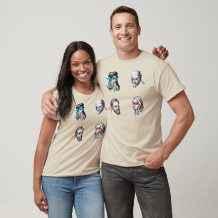 T-shirt Raphael Michelagelo de Leonardo Donatello de Ninja