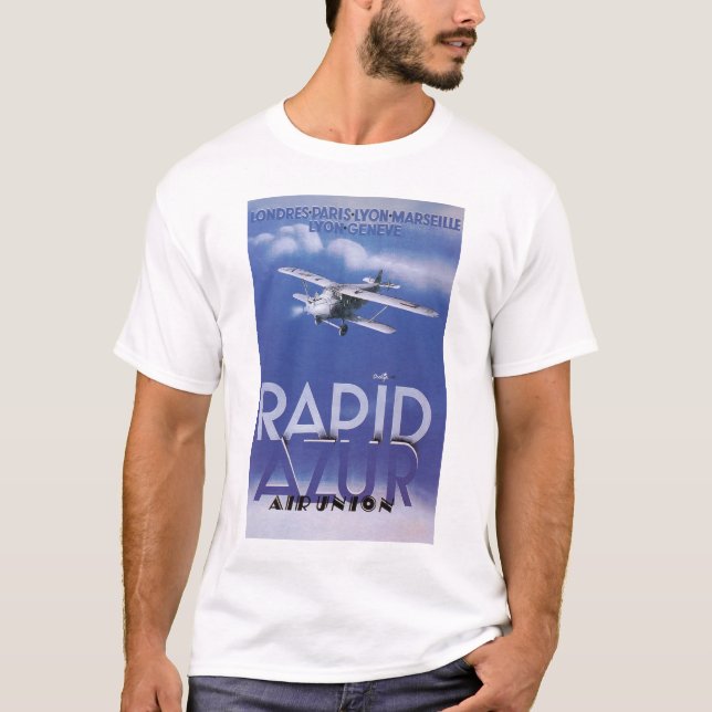 T-shirt Rapid Azur (Devant)