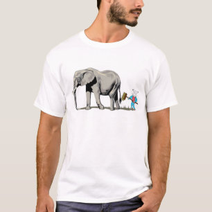 T-shirt Rapide après la souris T-Shi de Mirsky d'éléphants