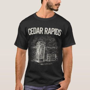 T-shirt Rapides de cèdre de cabine téléphonique vintages