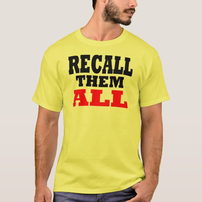 T-shirt Rappelez-les tous (Devant)