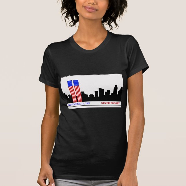 T-shirt Rappelez-vous 9-11-01 (Devant)