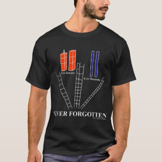 T-shirt Rappelez-vous 9-11, l'anniversaire non jamais