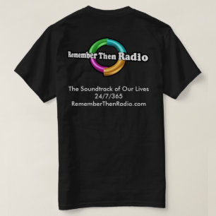 T-shirt Rappelez-vous alors la pièce en t par radio