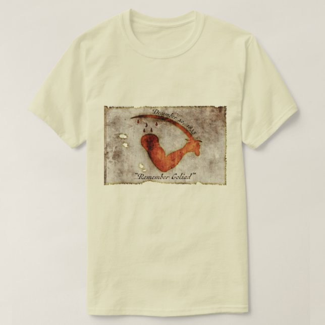 T-SHIRT "RAPPELEZ-VOUS DE GOLIAD" (Design devant)