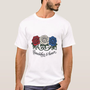 T-shirt Rappelez-vous et honorez le patriotique Chemise fl