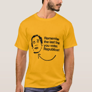 T-SHIRT RAPPELEZ-VOUS LA DERNIÈRE FOIS OÙ VOUS AVEZ VOTÉ