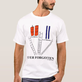 T-shirt RAPPELEZ-VOUS la pièce en t 9-11 commémorative