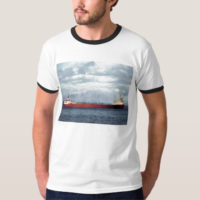 T-shirt Rappelez-vous l'équipage d'Edmund Fitzgerald (Devant)
