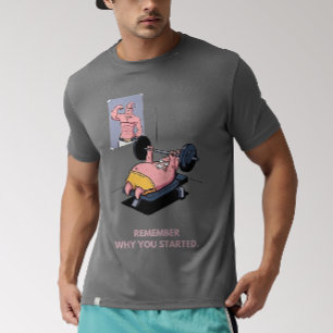 T-shirt Rappelez-vous pourquoi vous avez commencé Motivati