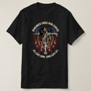 T-shirt rappelez-vous que ceux qui ont servi ont tous donn