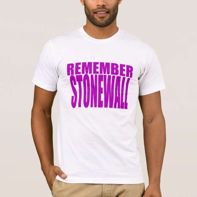 T-shirt Rappelez-vous Stonewall (Devant)