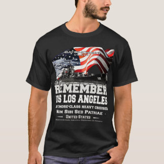 T-shirt RAPPELEZ-VOUS USS Los Angeles CA135, compteur de c
