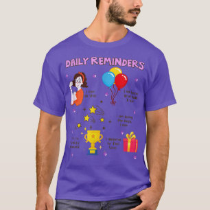 T-shirt Rappels quotidiens Sweetie Bestie Best Friends BFF
