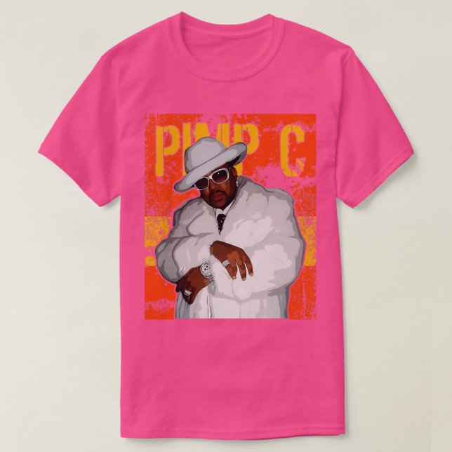 T-shirt Rappeur Pimp C (Design devant)