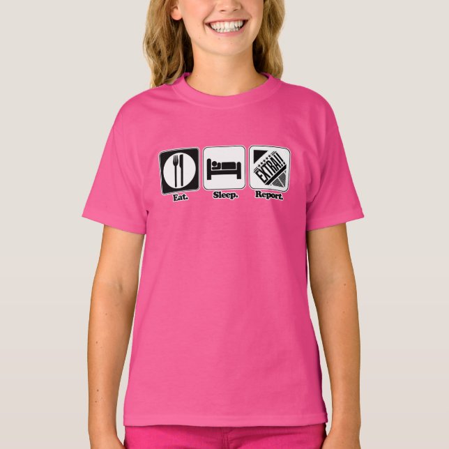 T-shirt rapport sur le sommeil (Devant)