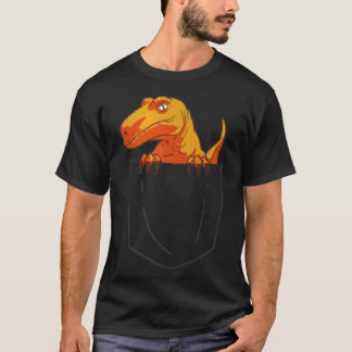 T-shirt Rapporteure de vélociraptor amusant en Dinosaure d