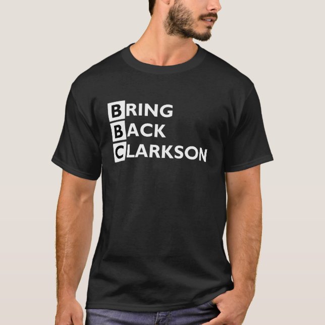 T-shirt Rapportez la chemise d'obscurité de Clarkson (Devant)