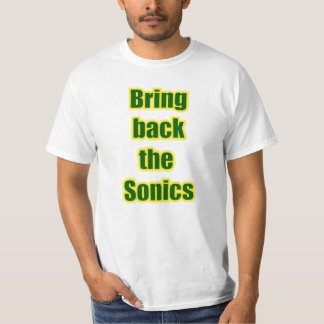 T-shirt Rapportez le Sonics !