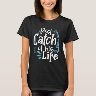 T-shirt Rapprocher Couples Pêcher Meilleur Capture De Sa V