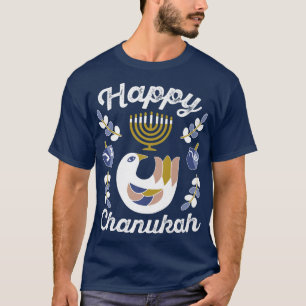 T-shirt Rapprocher la famille Joyeux Chanukah Pyjamas Top 
