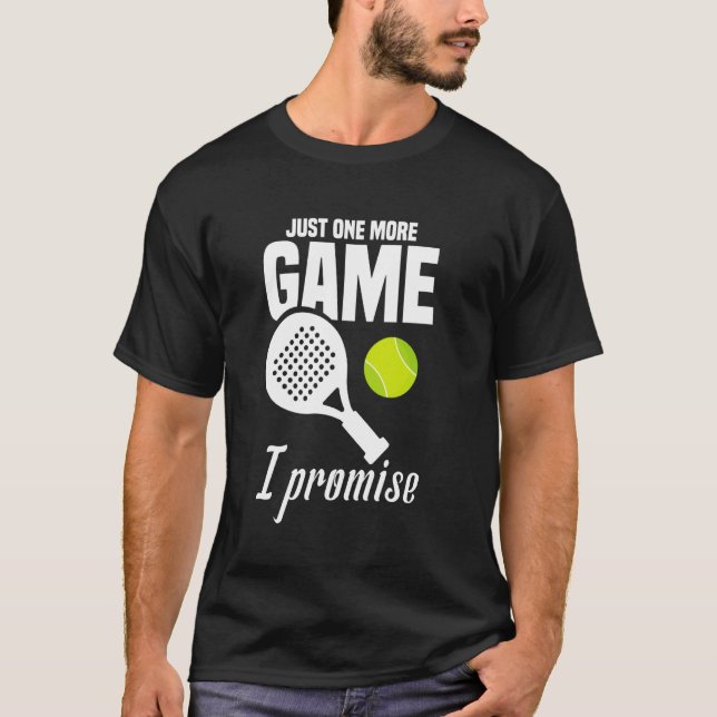 T-shirt Raquet Ball Lover Un Jeu Tournoi Joueur Padel (Devant)