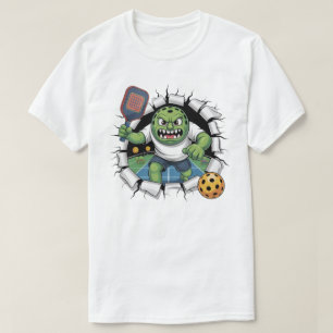 T-shirt Raquette de pickleball drôle et dramatique Smash C