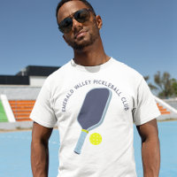 Raquette de Pickleball Personnalisée Bleue et Jaun