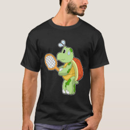 T-shirt Raquette de tennis de tortue