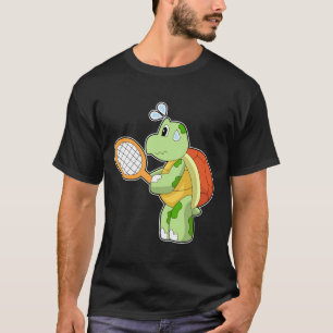 T-shirt Raquette de tennis de tortue
